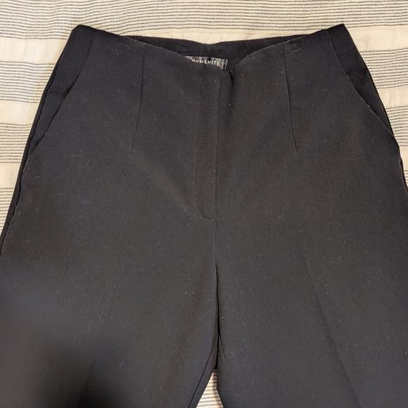 Dynamite Black High Rise Straight Dress Pants Size 10 - Picture 6 of 9